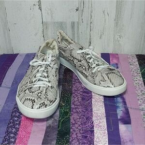 Topshop Snakeskin Print Sneakers Size 39
